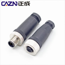 M12 connector 713 series male female cable 990429 and 990437 straight assembly plastic plug aoto sensor connector